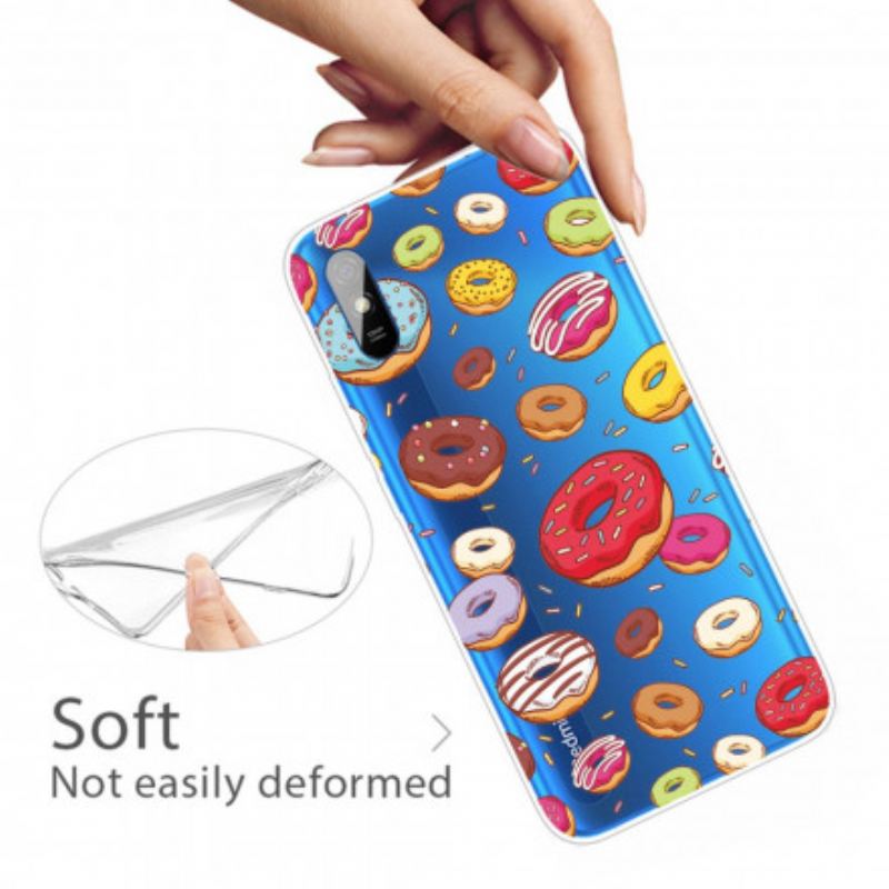 Capa Para Xiaomi Redmi 9A Amo Rosquinhas