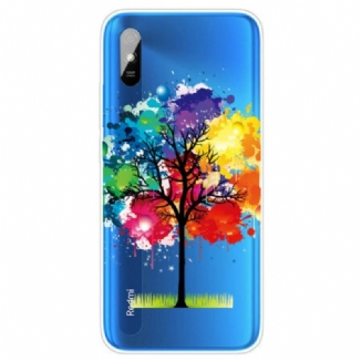 Capa Para Xiaomi Redmi 9A Árvore Aquarela Perfeita