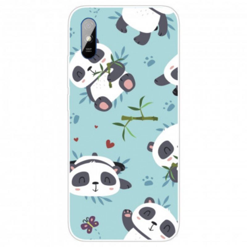 Capa Para Xiaomi Redmi 9A Bando De Pandas