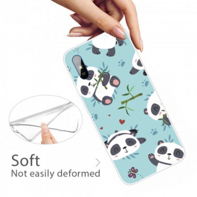 Capa Para Xiaomi Redmi 9A Bando De Pandas