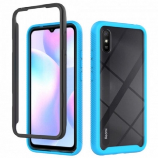 Capa Para Xiaomi Redmi 9A Bordas De Silicone Híbridas