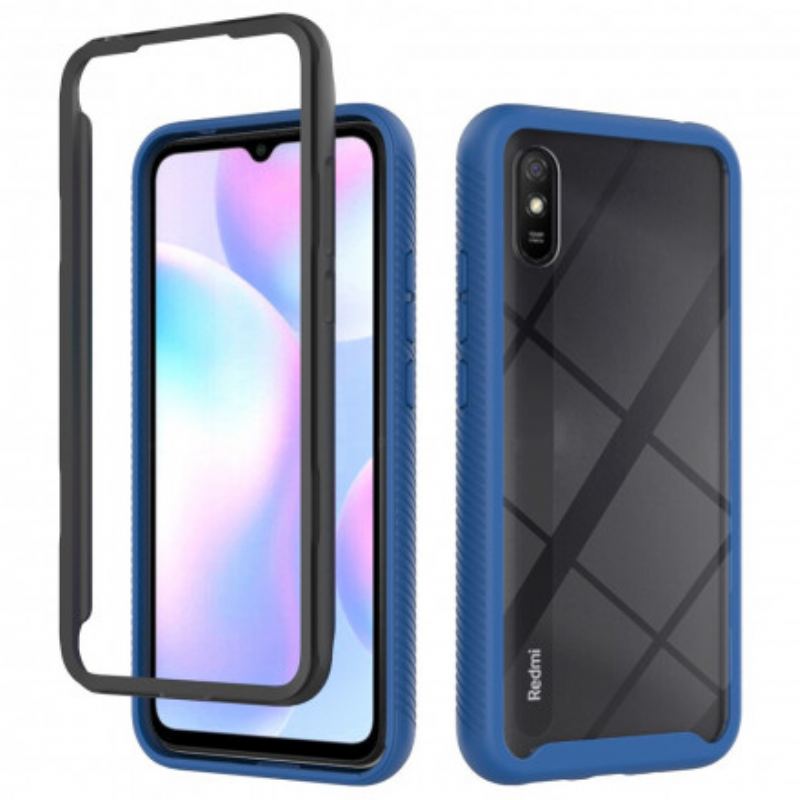 Capa Para Xiaomi Redmi 9A Bordas De Silicone Híbridas