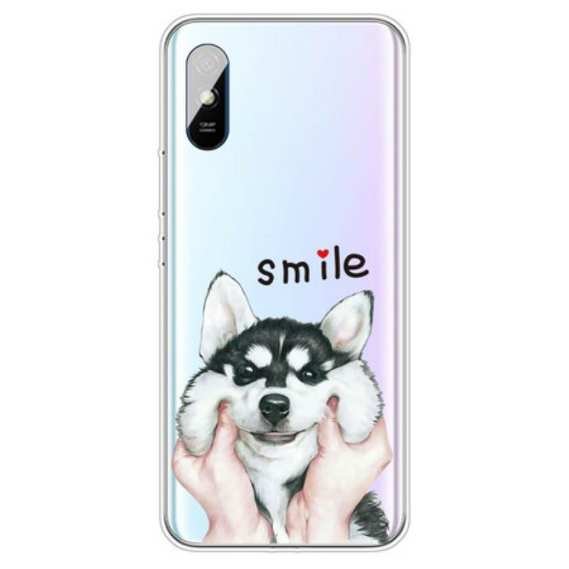 Capa Para Xiaomi Redmi 9A Cachorro Sorridente