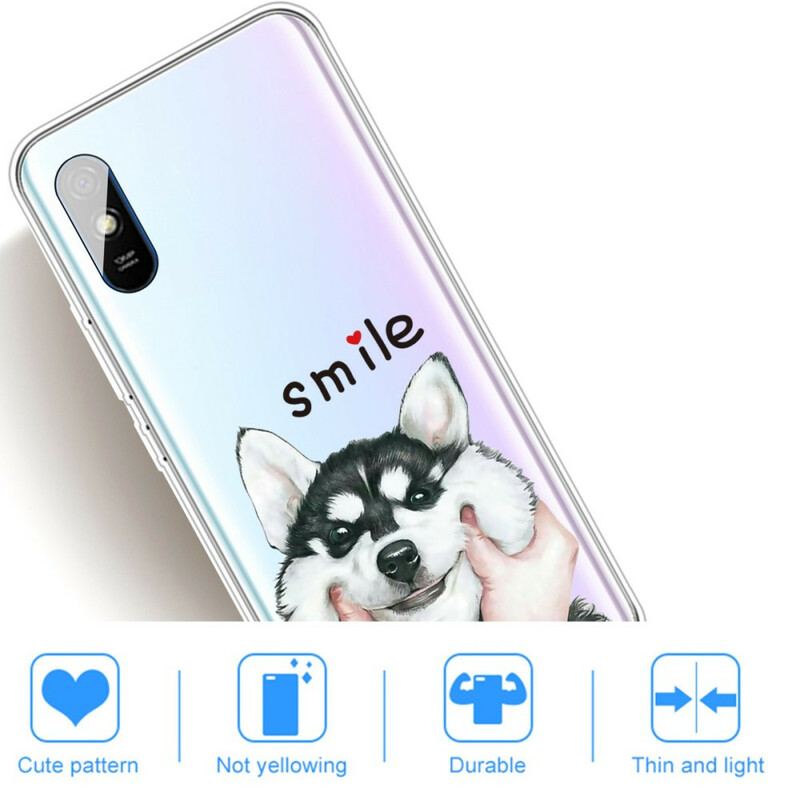 Capa Para Xiaomi Redmi 9A Cachorro Sorridente