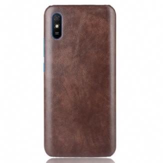 Capa Para Xiaomi Redmi 9A Efeito De Couro De Desempenho