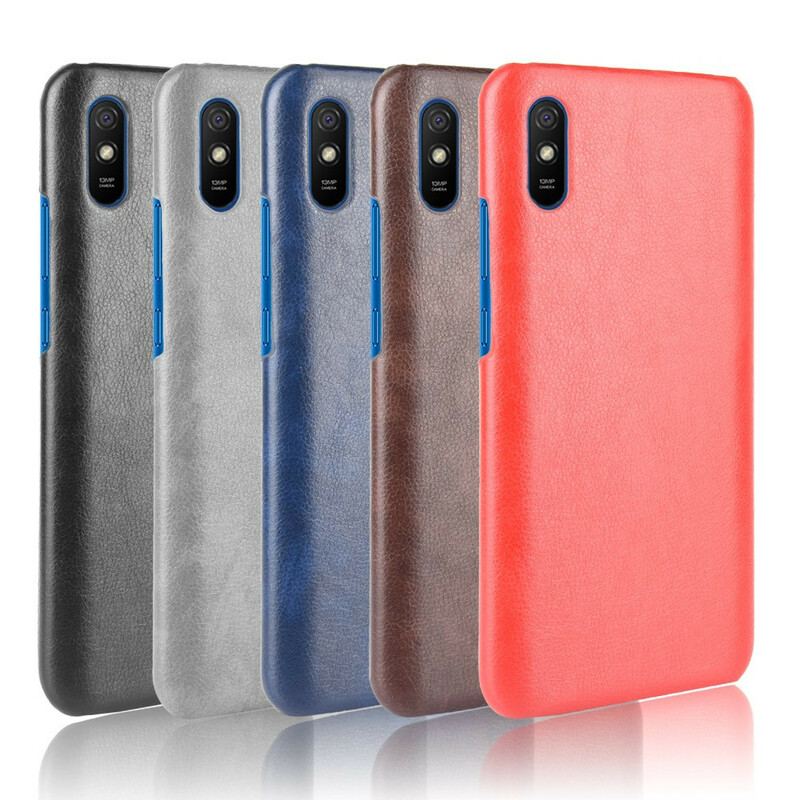 Capa Para Xiaomi Redmi 9A Efeito De Couro De Desempenho