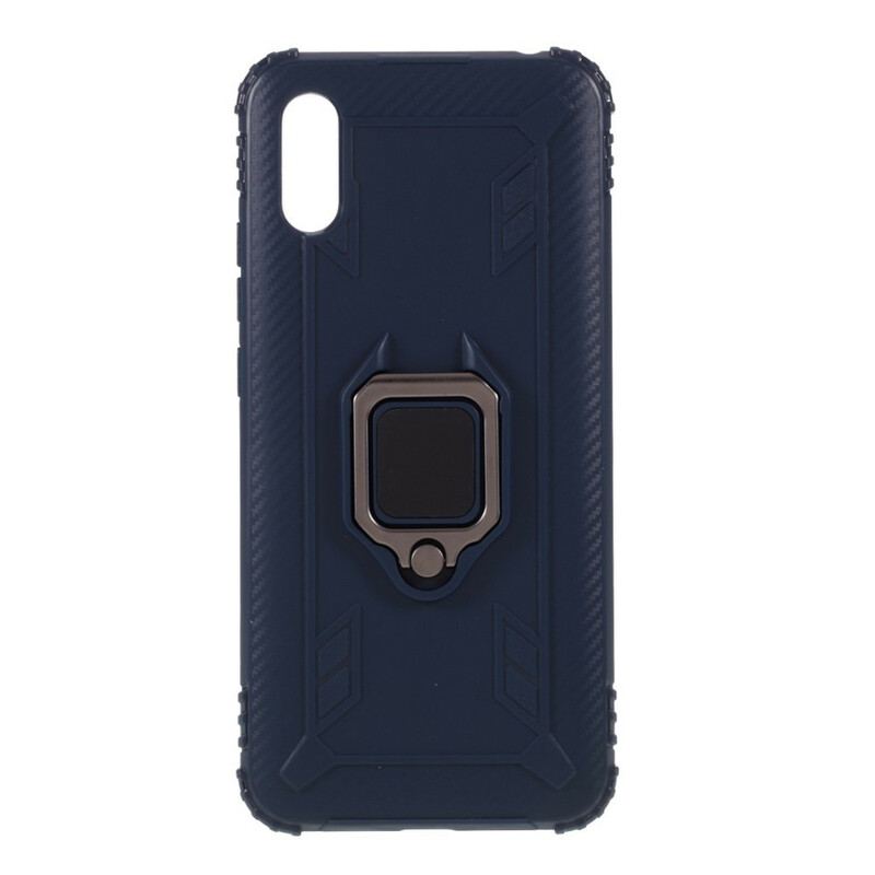 Capa Para Xiaomi Redmi 9A Estilo De Anel De Fibra De Carbono