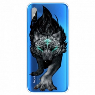 Capa Para Xiaomi Redmi 9A Lobo Sublime