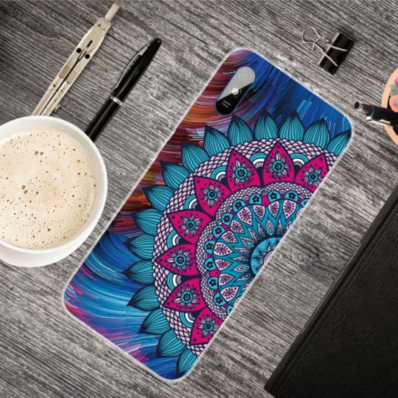 Capa Para Xiaomi Redmi 9A Mandala Colorida