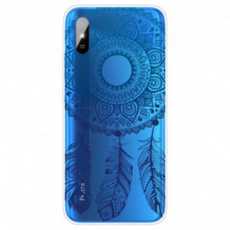 Capa Para Xiaomi Redmi 9A Mandala De Flor Única