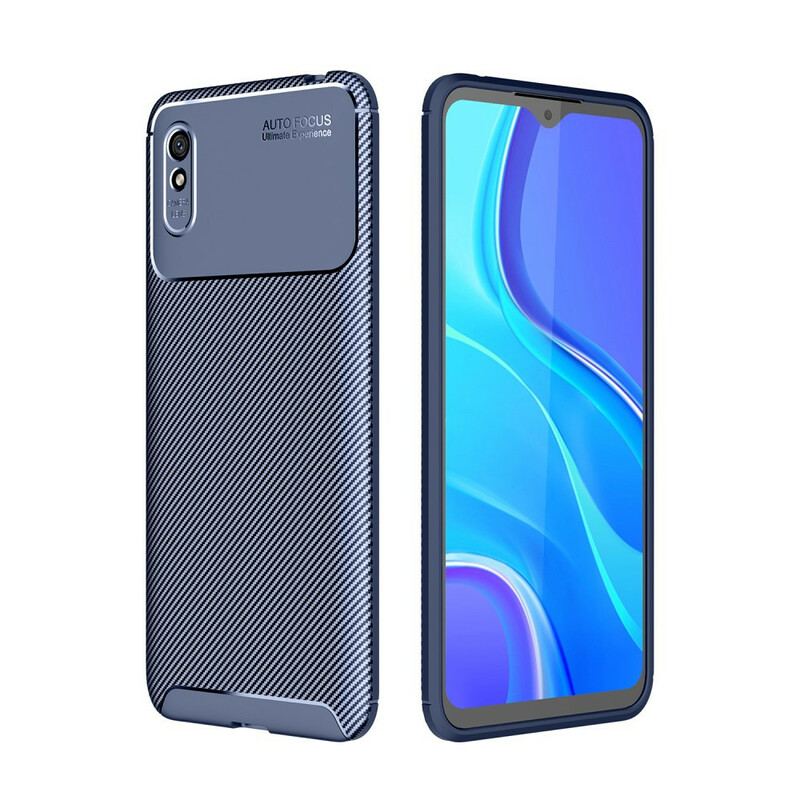 Capa Para Xiaomi Redmi 9A Mangueira De Fibra De Carbono