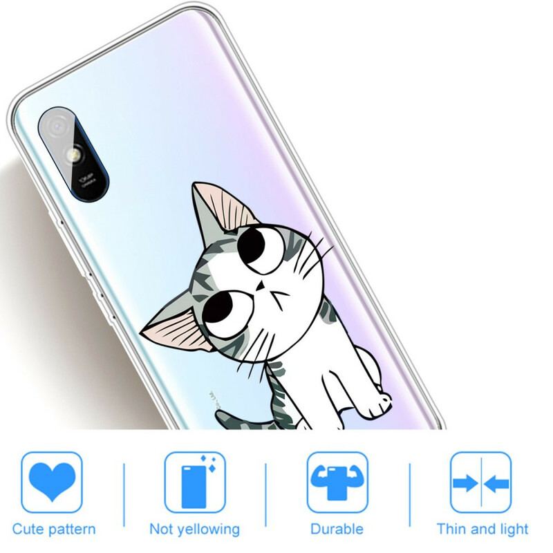 Capa Para Xiaomi Redmi 9A Olha Os Gatos