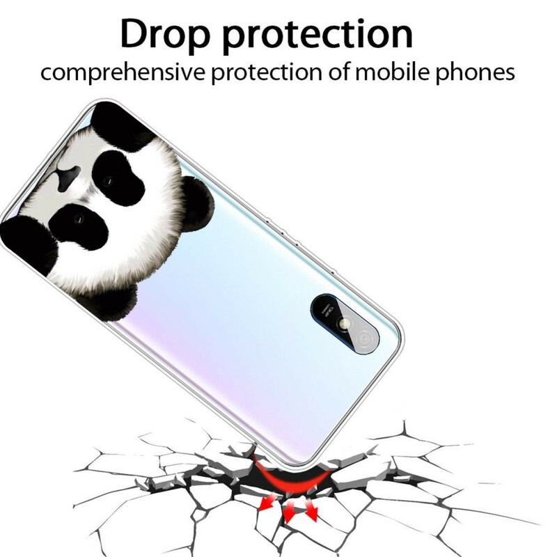 Capa Para Xiaomi Redmi 9A Panda Sem Costura