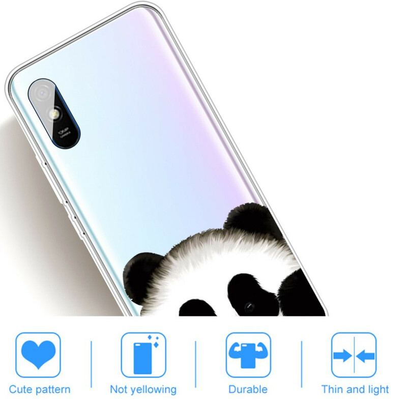 Capa Para Xiaomi Redmi 9A Panda Sem Costura