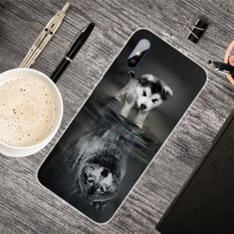 Capa Para Xiaomi Redmi 9A Sonho De Cachorrinho