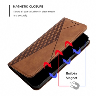 Capa De Celular Para Xiaomi Redmi Note 10 Pro Flip Efeito Geocouro