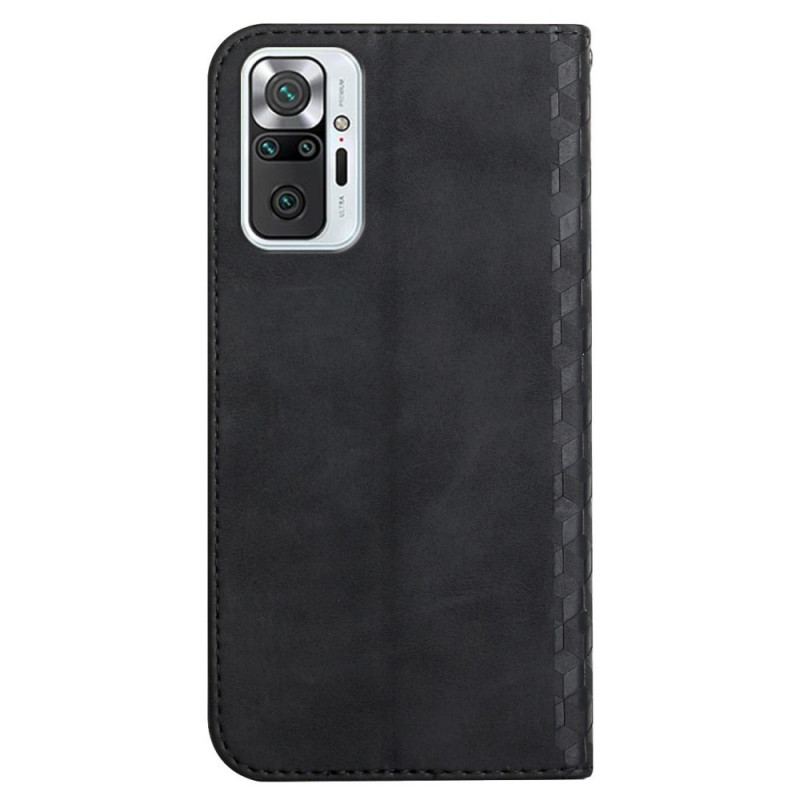 Capa De Celular Para Xiaomi Redmi Note 10 Pro Flip Efeito Geocouro