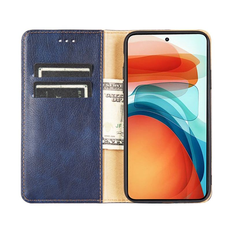 Capa De Celular Para Xiaomi Redmi Note 10 Pro Flip Estilo Vintage De Couro