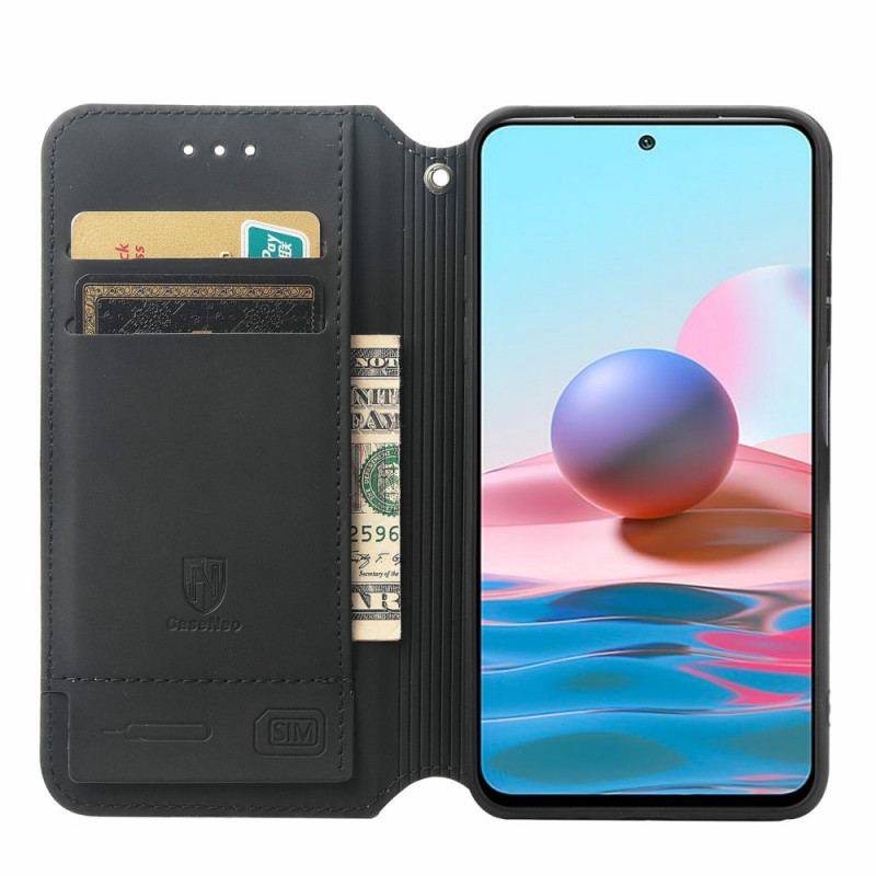 Capa De Celular Para Xiaomi Redmi Note 10 Pro Flip Projeto Rfid Caseneo