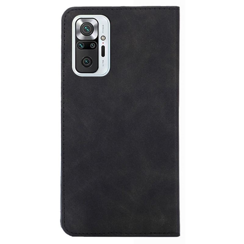 Capa De Celular Para Xiaomi Redmi Note 10 Pro Flip Toque De Pele Clássico