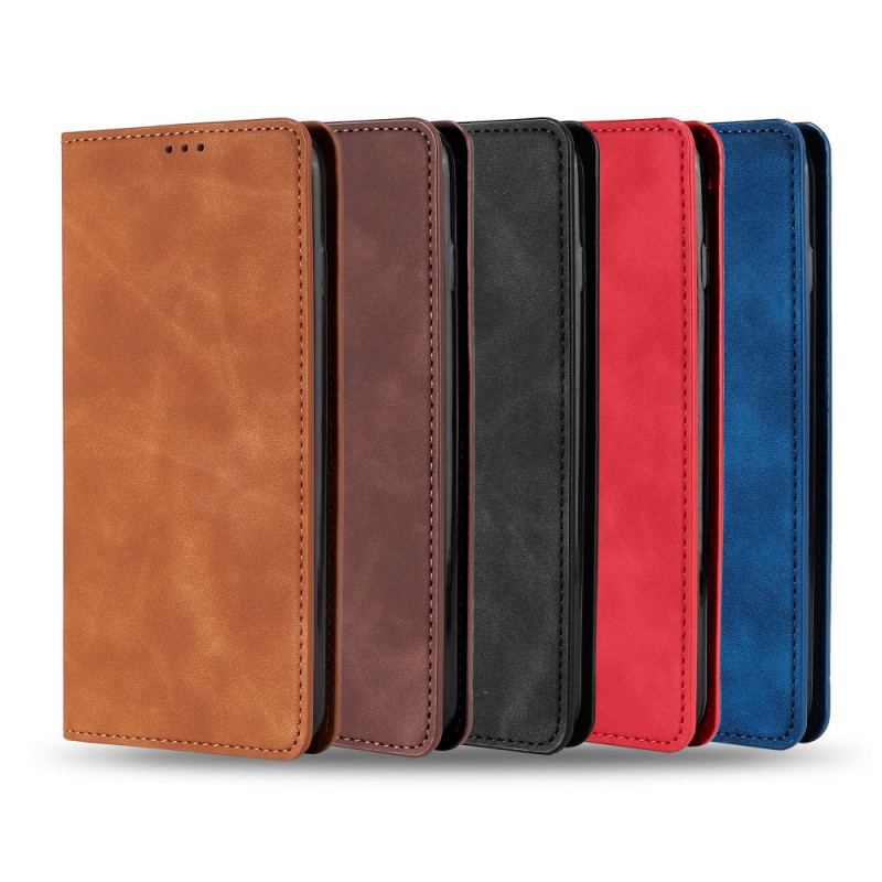 Capa De Celular Para Xiaomi Redmi Note 10 Pro Flip Toque De Pele Clássico