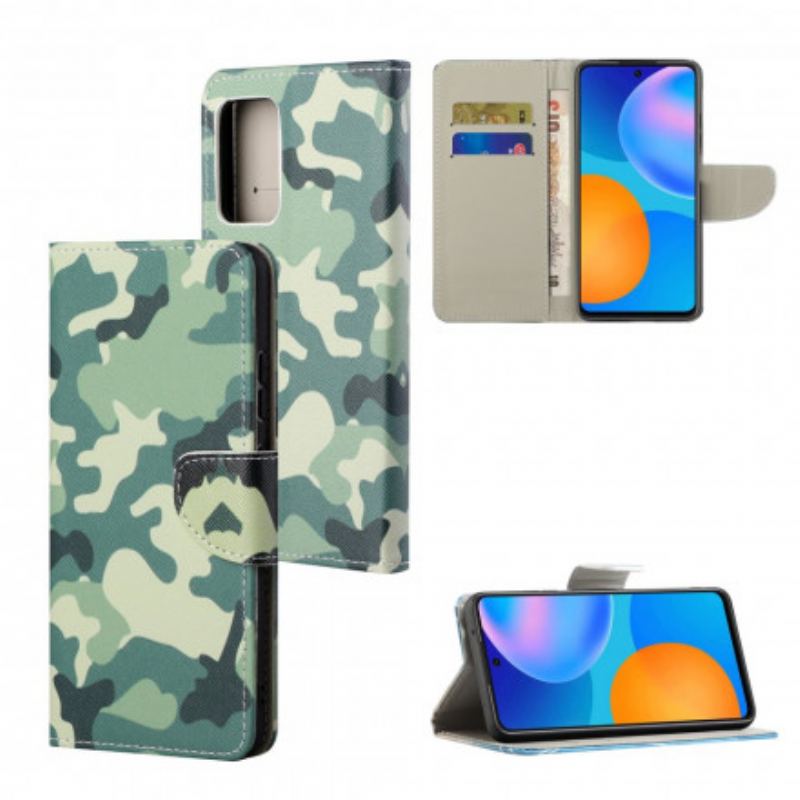 Capa De Couro Para Xiaomi Redmi Note 10 Pro Camuflar