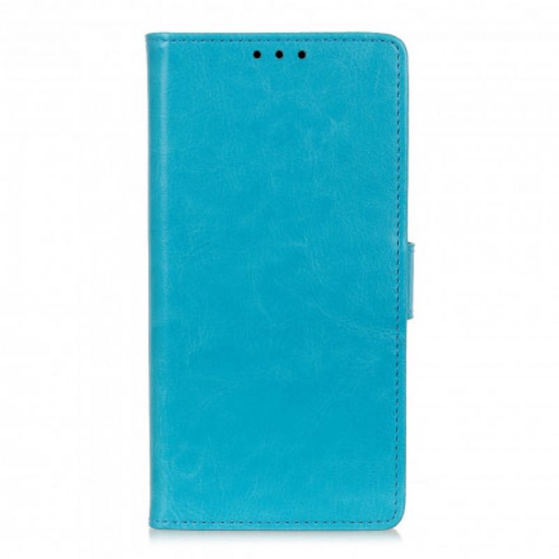 Capa De Couro Para Xiaomi Redmi Note 10 Pro Efeito Couro Clássico