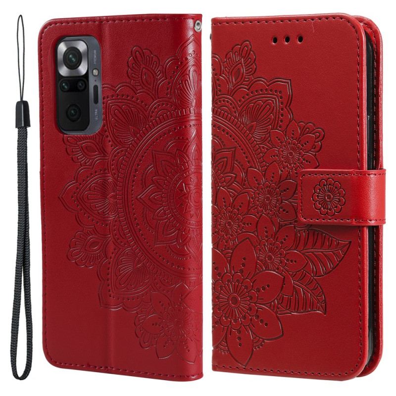 Capa De Couro Para Xiaomi Redmi Note 10 Pro Mandala