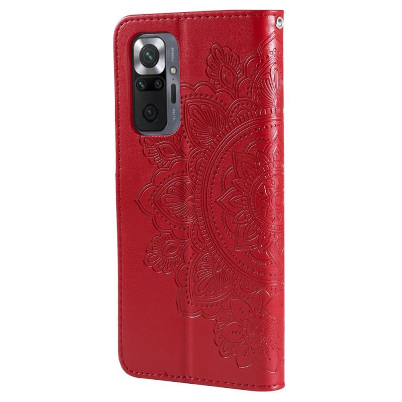 Capa De Couro Para Xiaomi Redmi Note 10 Pro Mandala