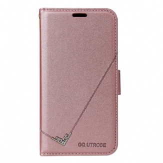 Capa De Couro Para Xiaomi Redmi Note 10 Pro Couro Sintético Gq.utrobe