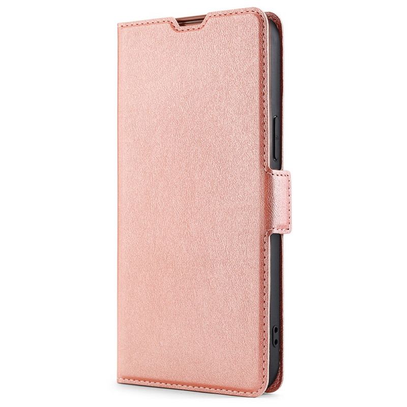 Capa Em Pele Para Xiaomi Redmi Note 10 Pro Estilo De Couro Ultrafino