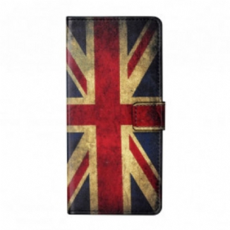 Capa Flip Para Xiaomi Redmi Note 10 Pro Bandeira Da Inglaterra