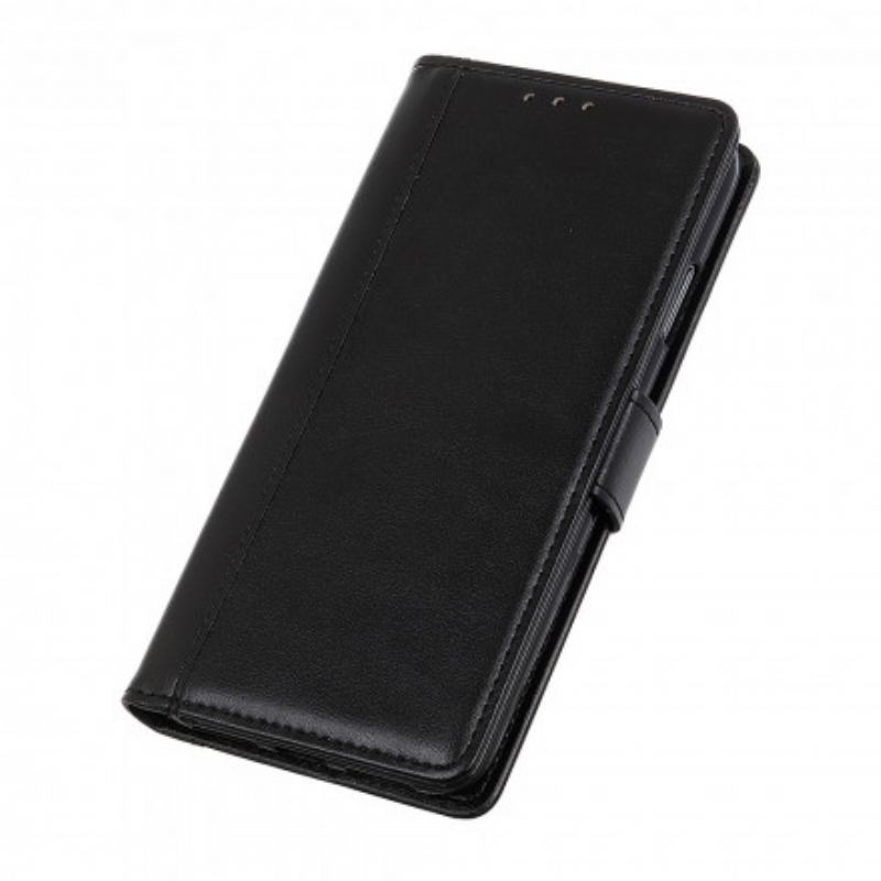 Capa Flip Para Xiaomi Redmi Note 10 Pro Estilo Couro Dividido