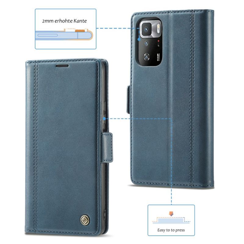 Capa Flip Para Xiaomi Redmi Note 10 Pro Fecho Duplo Lc.imeeke