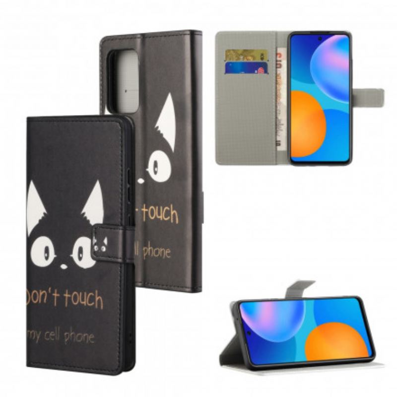 Capa Flip Para Xiaomi Redmi Note 10 Pro Não Toque No Meu Celular