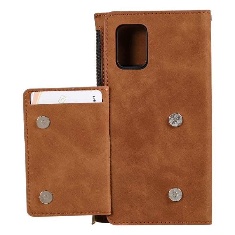 Capa Flip Para Xiaomi Redmi Note 10 Pro Porta-moedas E Porta-cartões