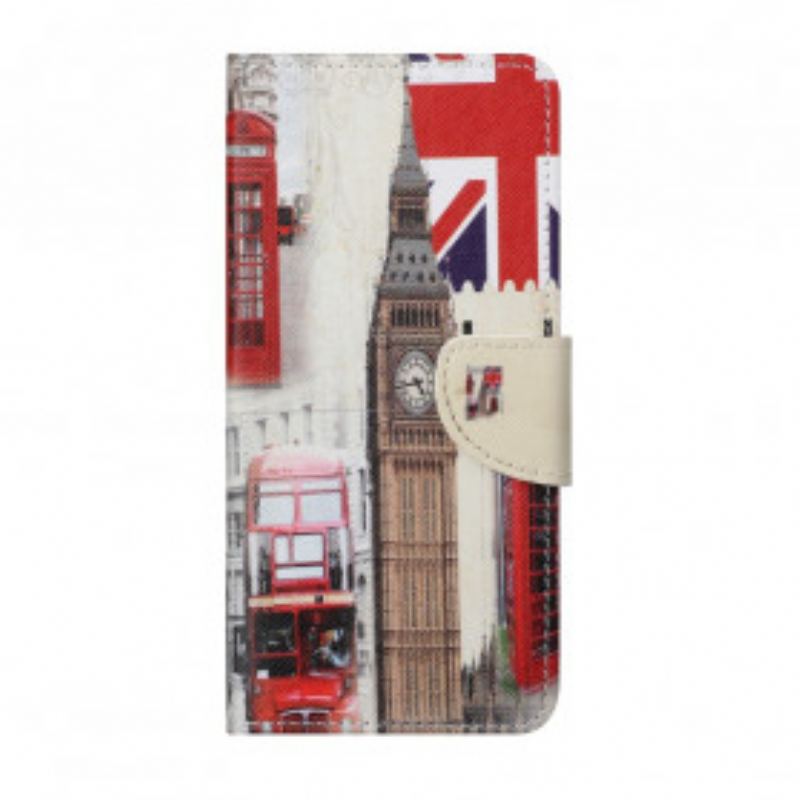 Capa Flip Para Xiaomi Redmi Note 10 Pro Vida Em Londres