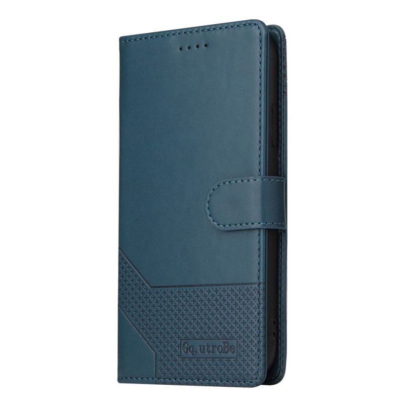 Capa Folio Para Xiaomi Redmi Note 10 Pro Efeito Couro Gq.utrobe