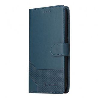 Capa Folio Para Xiaomi Redmi Note 10 Pro Efeito Couro Gq.utrobe