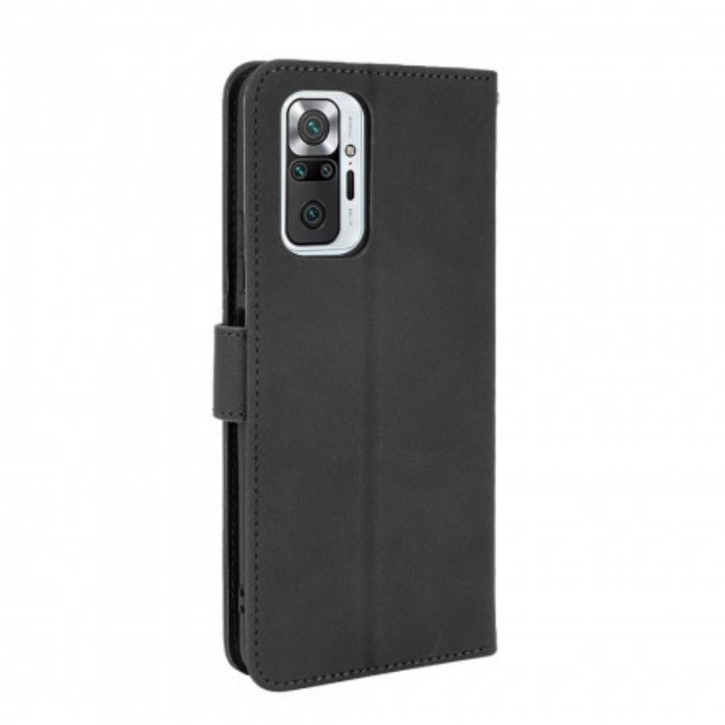 Capa Folio Para Xiaomi Redmi Note 10 Pro Efeito De Couro De Toque Suave