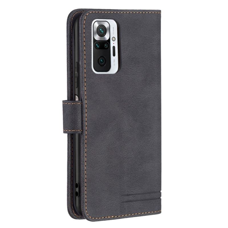 Capa Folio Para Xiaomi Redmi Note 10 Pro Rfid Binfen Cor