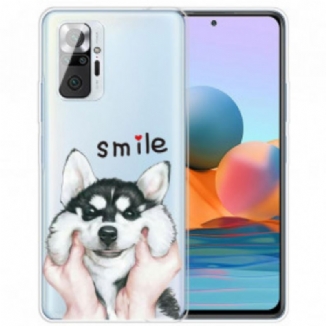 Capa Para Xiaomi Redmi Note 10 Pro Cachorro Sorridente