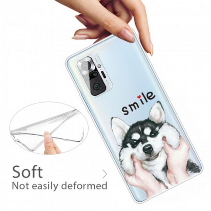 Capa Para Xiaomi Redmi Note 10 Pro Cachorro Sorridente