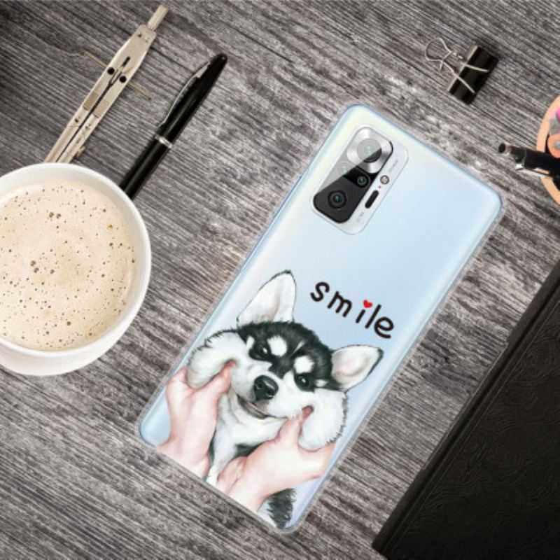 Capa Para Xiaomi Redmi Note 10 Pro Cachorro Sorridente