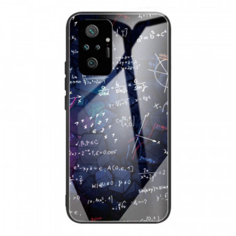 Capa Para Xiaomi Redmi Note 10 Pro Cálculos Matemáticos De Vidro Temperado