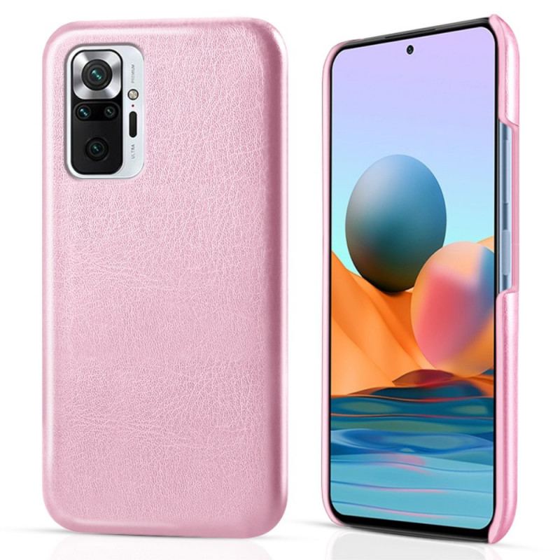 Capa Para Xiaomi Redmi Note 10 Pro Efeito Couro Ksq