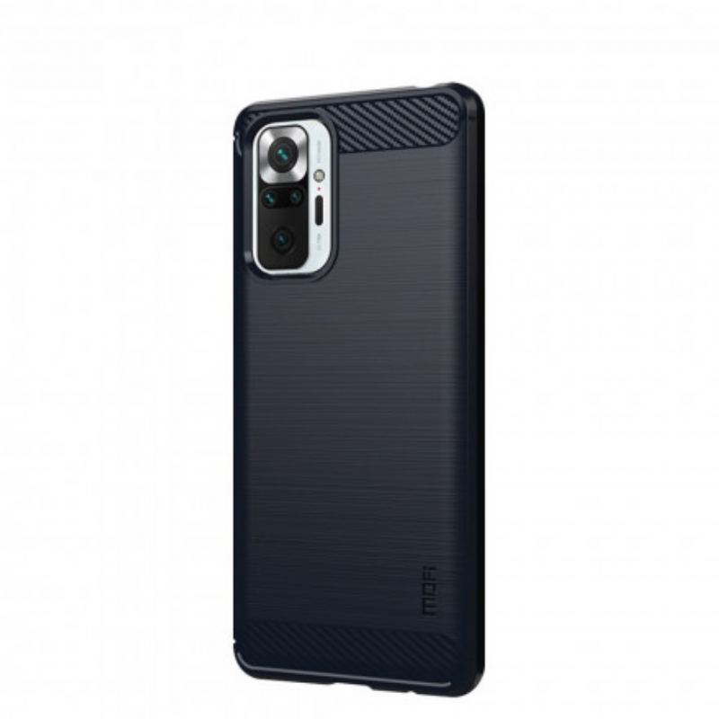 Capa Para Xiaomi Redmi Note 10 Pro Fibra De Carbono Mofi Escovada