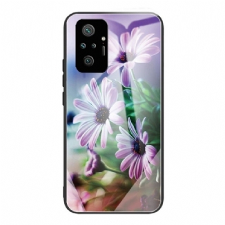 Capa Para Xiaomi Redmi Note 10 Pro Flores Realistas De Vidro Temperado