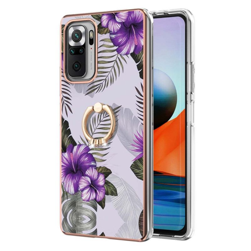 Capa Para Xiaomi Redmi Note 10 Pro Flores De Suporte De Anel