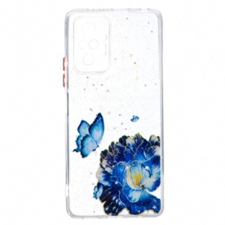 Capa Para Xiaomi Redmi Note 10 Pro Híbrido De Borboleta Floral